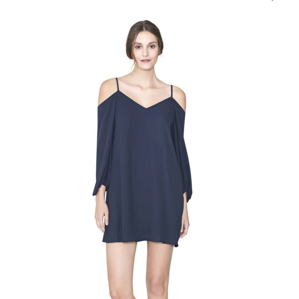Alice + Olivia Carli Cold Shoulder Mini Dress